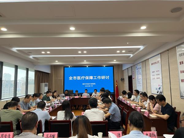 市医保局组织半年工作研讨